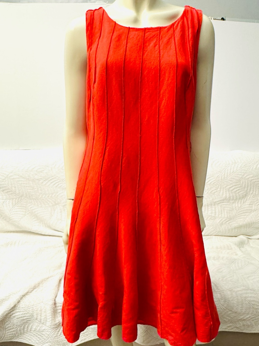 new directions Bright Red Sleeveless Fit-and-Flare Dress